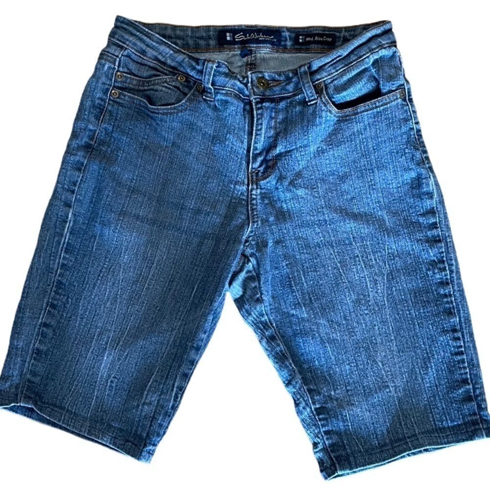 Salt Works New York City Denim Jean Short 8 Petite